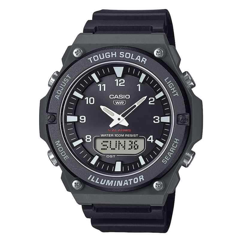 Casio AQ-S820W-1AVEF Solaruhr für Herren AnaDigi Schwarz 4549526401213