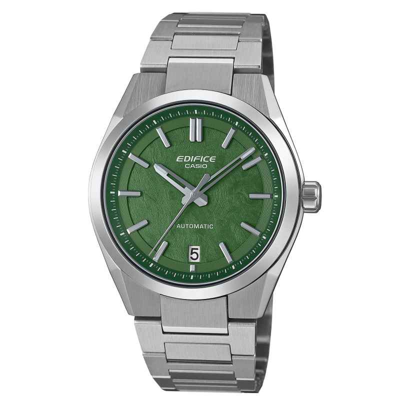 Casio EFK-100D-3AER Edifice Herren-Armbanduhr Automatik Stahl/Grün 4549526409417