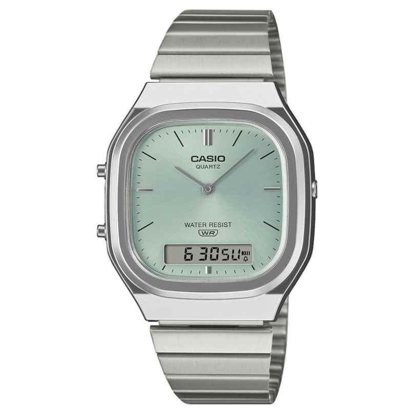 Casio AQ-240E-2AEF Edgy Collection Armbanduhr AnaDigi Hellblau 4549526425622