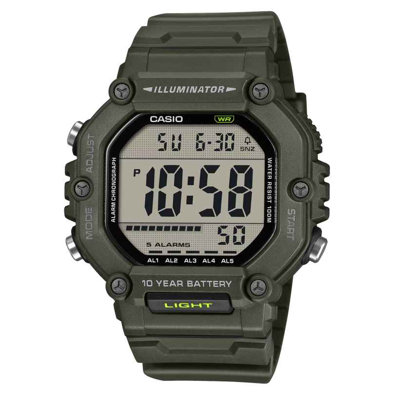 Casio AE-1600HX-3AVEF Armbanduhr Digital Khaki 4549526424830
