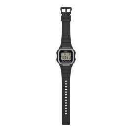 Casio W-738H-1AVEF Digitaluhr für Herren Dualzeit Schwarz
