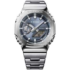 Casio GM-2110D-8AER G-Shock Classic Herrenuhr Silberfarben/Anthrazit