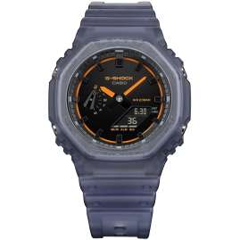 Casio GA-2100K-2AER G-Shock Classic Ana-Digi Armbanduhr Blau/Orange