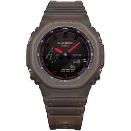 Casio GA-2100K-5AER G-Shock Classic Ana-Digi Uhr Brown/Red