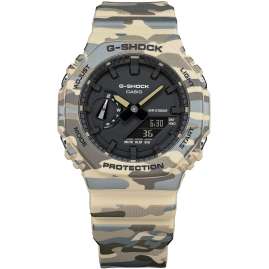 Casio GA-2100CM-5AER G-Shock Classic Ana-Digi Armbanduhr Beige/Grau