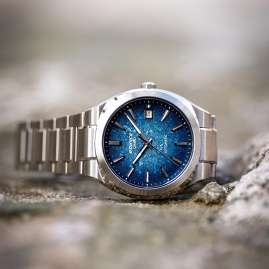 Casio EFK-200D-2AER Edifice Herren-Armbanduhr Automatik Stahl/Blau
