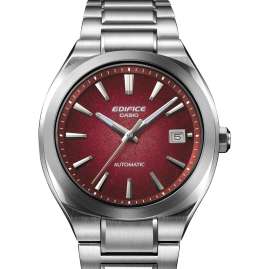 Casio EFK-200D-4AER Edifice Herrenarmbanduhr Automatik Stahl/Rot