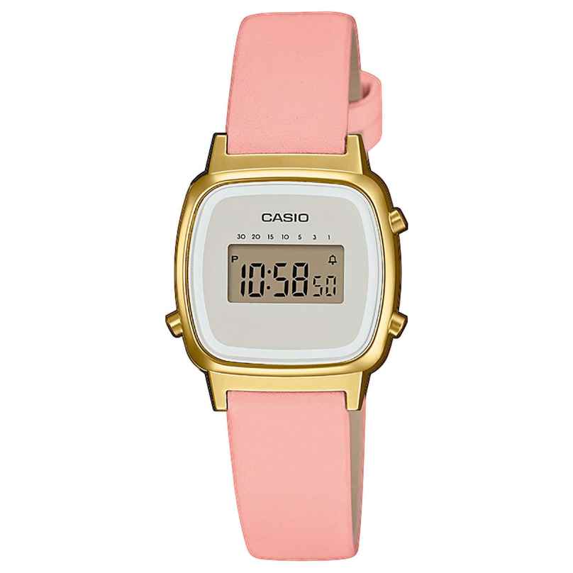 Casio LA670WEFL-4A2EF Vintage Mini Digital Ladies' Watch Pink/Gold 4549526252259