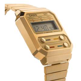 Casio A100WEG-9AEF Vintage Edgy Watch Gold Tone