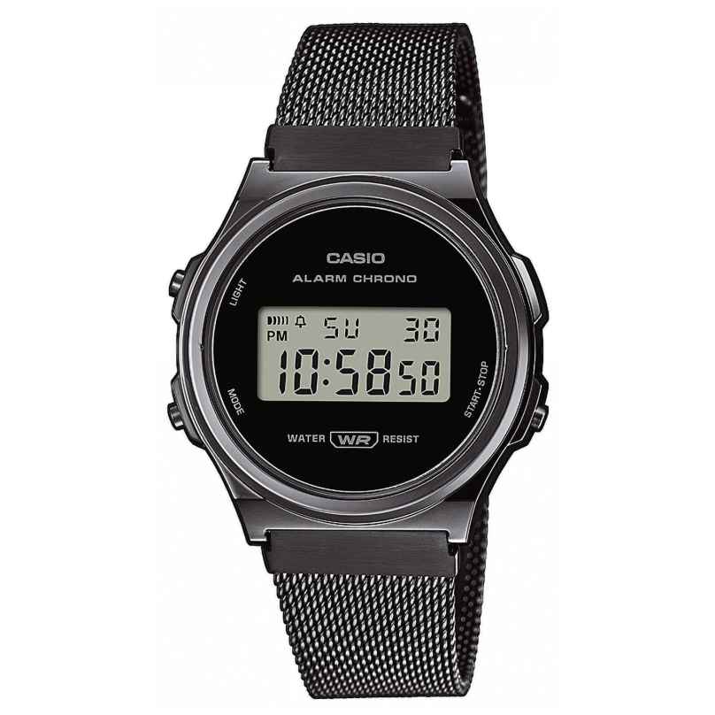 Casio A171WEMB-1AEF Vintage Round Digital Watch Black 4549526315282