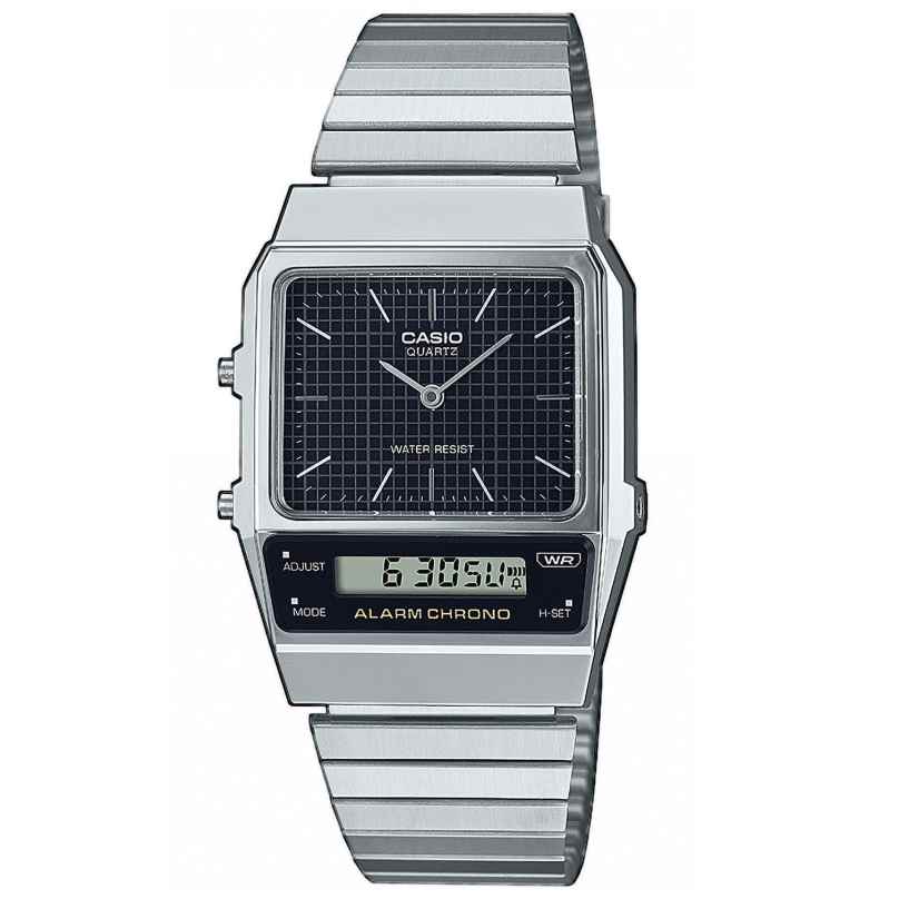 Casio AQ-800E-1AEF Vintage Edgy Watch Black 4549526326400