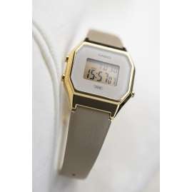 Casio LA680WEGL-5EF Vintage Mini Women's Watch Taupe/Gold Tone