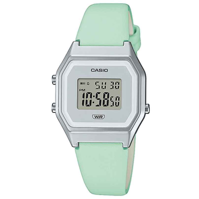 Casio LA680WEL-3EF Vintage Mini Ladies' Watch Mint/Silver Tone 4549526328220