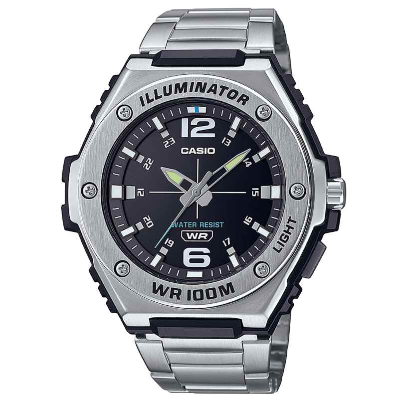 Casio MWA-100HD-1AVEF Collection Men´s Watch Silver/Black 4549526273889