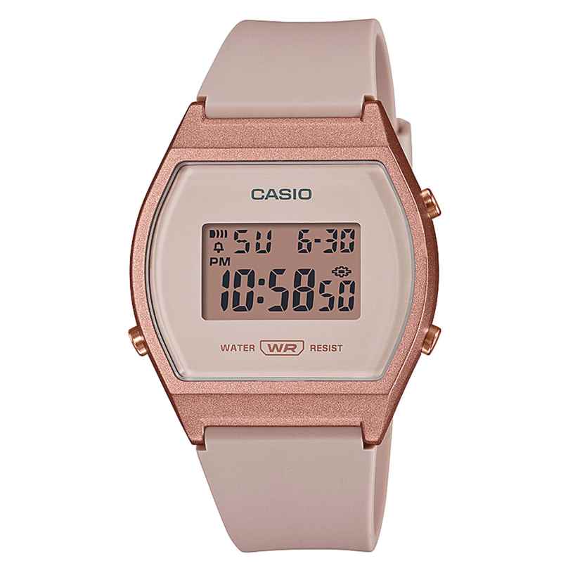 Casio LW-204-4AEF Digital Women's Watch Collection Soft Pink 4549526294655