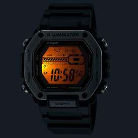 Casio MWD-110H-1AVEF Collection Men's Watch Digital Black/Steel Tone
