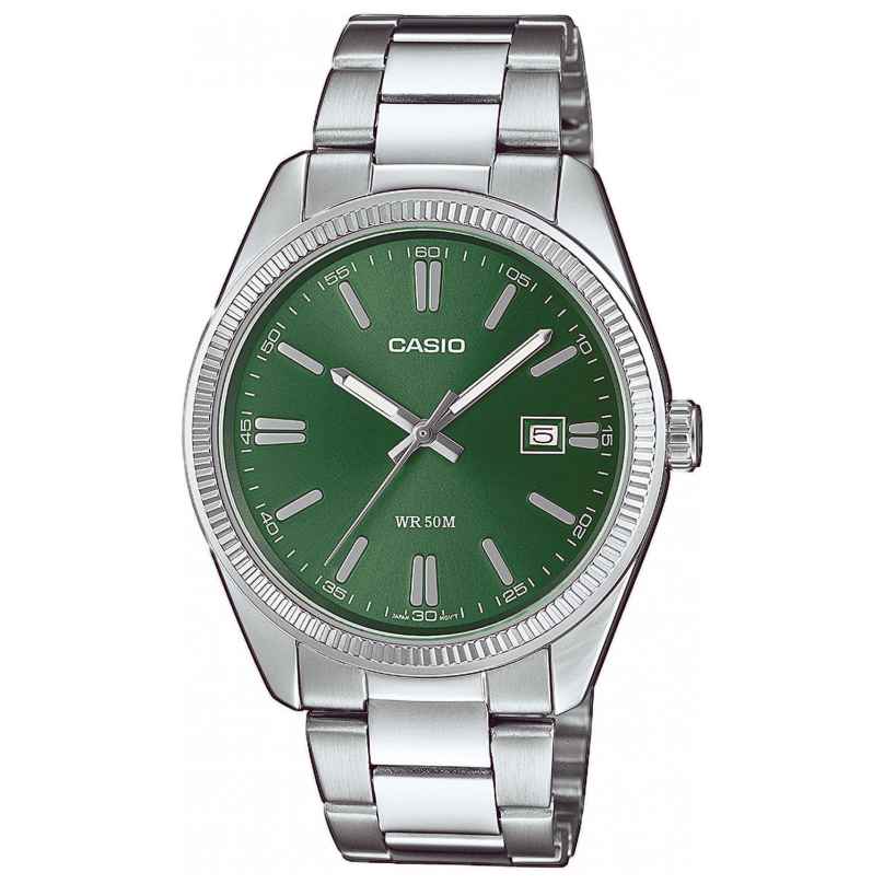 Casio MTP-1302PD-3AVEF Men's Wristwatch Quartz Steel/Green 4549526343551