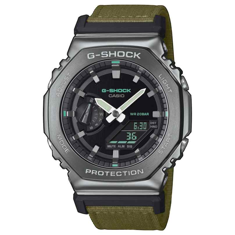 Casio GM-2100CB-3AER G-Shock Classic Herrenuhr Olivgrün/Schwarz 4549526344497