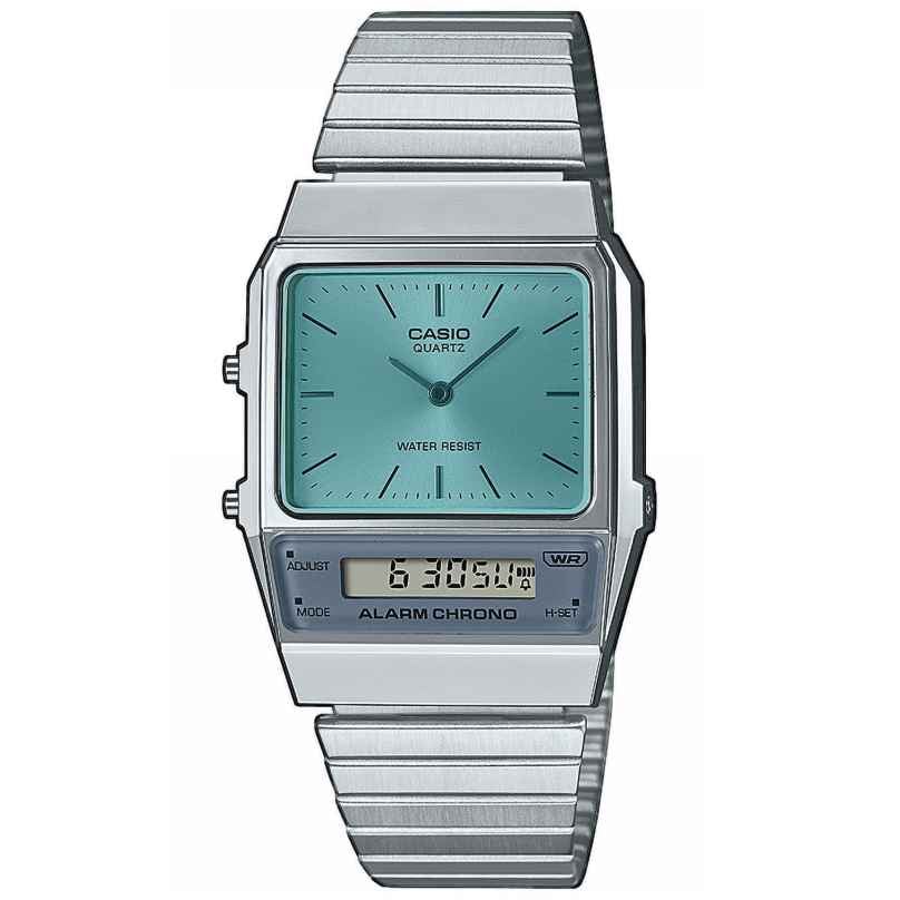Casio AQ-800EC-2AEF Edgy Wristwatch AnaDigi Turquoise 4549526343728