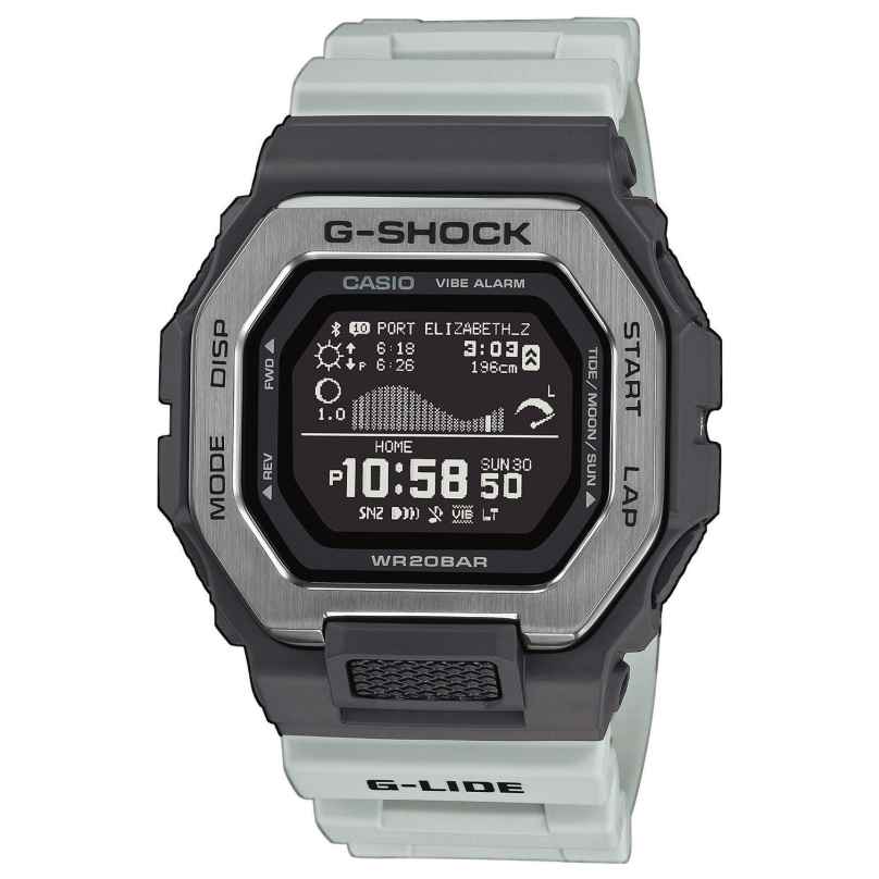 Casio GBX-100TT-8ER G-Shock G-Lide Digitaluhr Hellgrau/Dunkelgrau 4549526350153