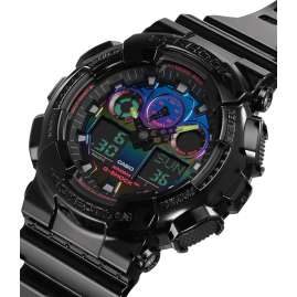 Casio GA-100RGB-1AER G-Shock Men's Watch Virtual Rainbow