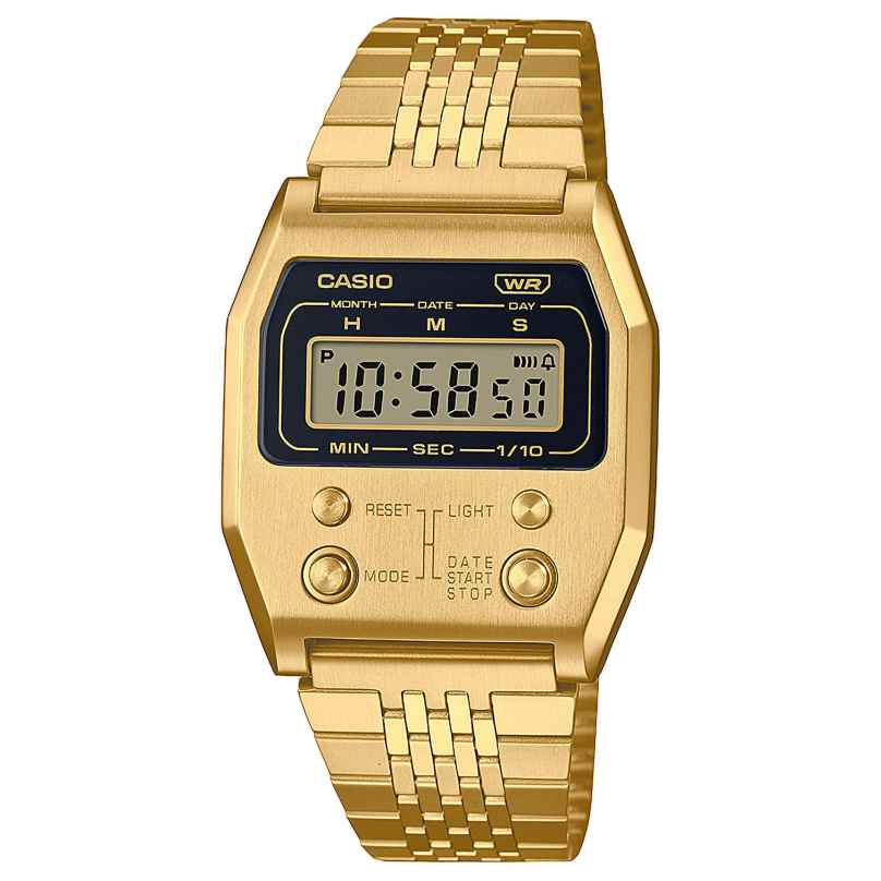 Casio A1100G-5EF Vintage Digital Watch Gold-Plated 4549526357435