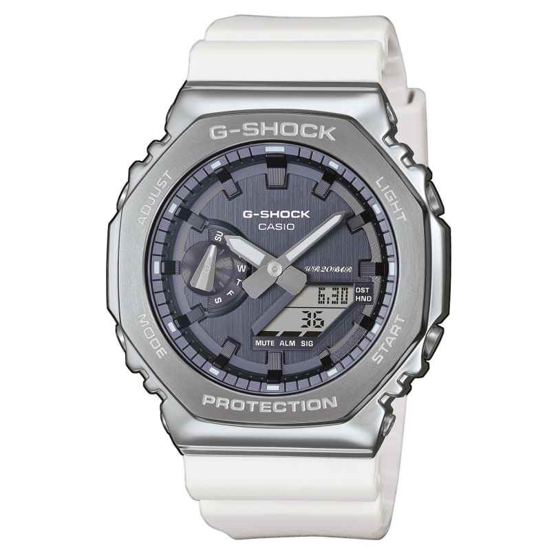 Casio GM-2100WS-7AER G-Shock Classic Herrenuhr Weiß 4549526363979