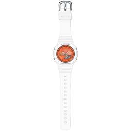 Casio GMA-S2100WS-7AER G-Shock Classic Ana-Digi Uhr Weiß/Orange