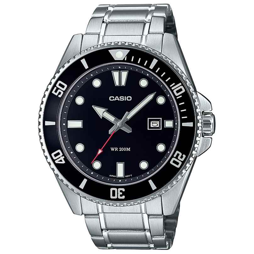 Casio MDV-107D-1A1VEF Collection Men's Diving Watch Steel/Black 4549526358883