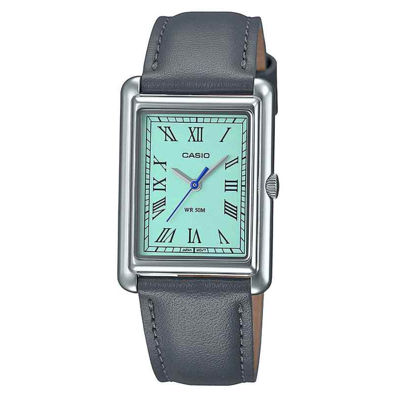 Casio LTP-B165L-2BVEF Ladies' Watch Rectangular Grey/Turquoise 4549526368608