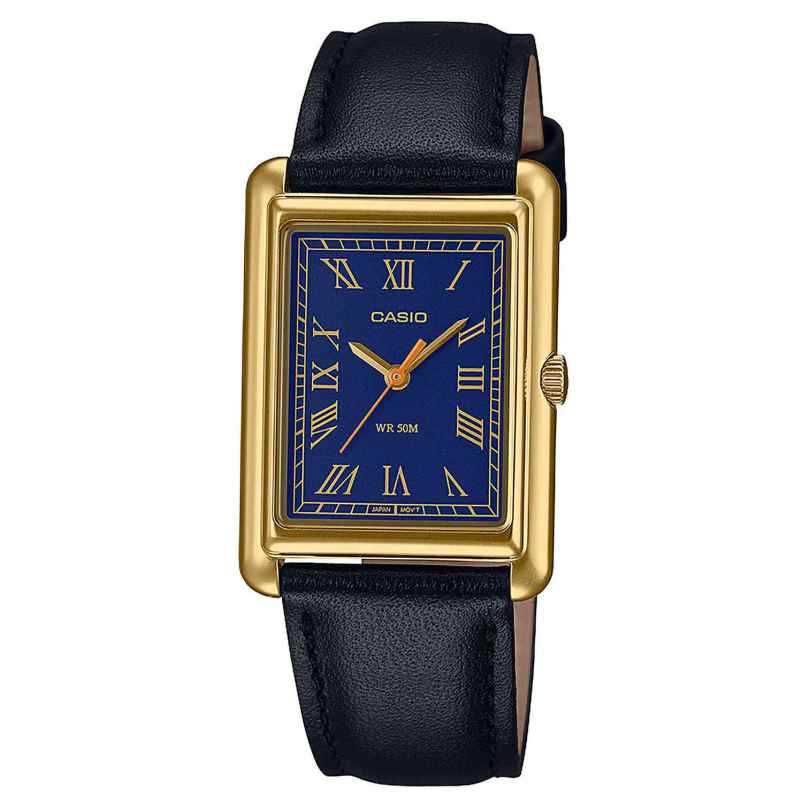 Casio LTP-B165GL-2BVEF Ladies' Watch Rectangular Blue/Gold Tone 4549526368592