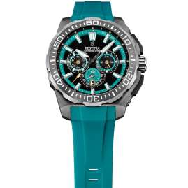 Festina F20725/6 Men's Watch Chronograph Black/Turquoise