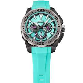 Festina F20726/2 Men's Wristwatch Chronograph Black/Light Blue