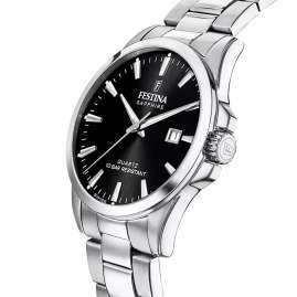 Festina F20024/4 Men's Watch Steel/Black with Sapphire Crystal