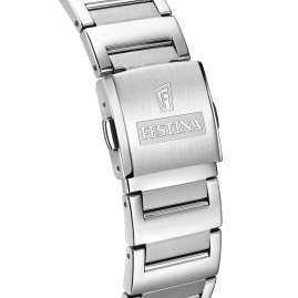 Festina F20677/5 Herren-Armbanduhr Rechteckig Stahl/Grün