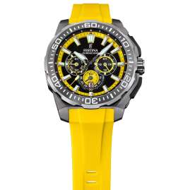 Festina F20725/1 Herrenuhr Chronograph Gelb/Anthrazit