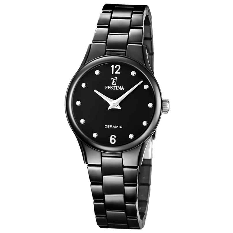 Festina F20751/7 Damenarmbanduhr Keramik Schwarz 8430622859977