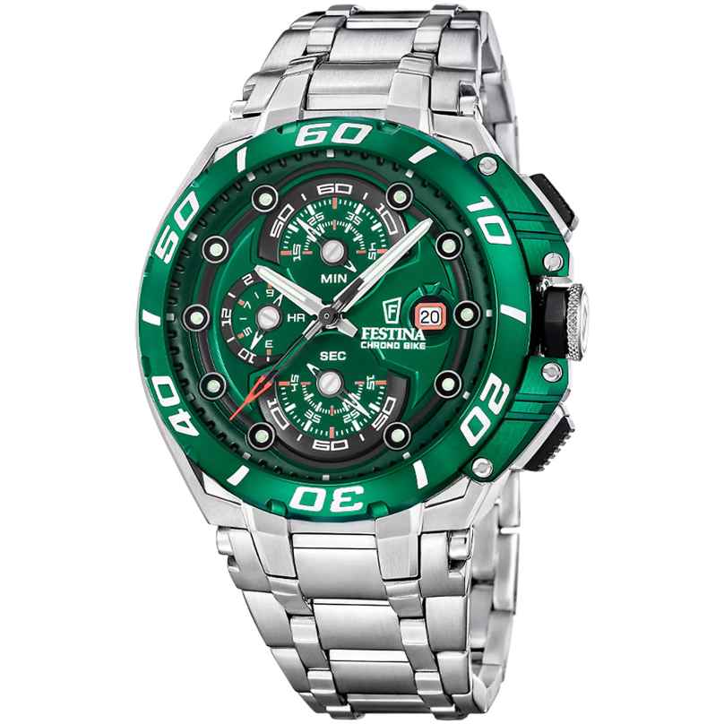 Festina F20754/5 Herren-Chronograph Chrono Bike Dunkelgrün 8430622876950