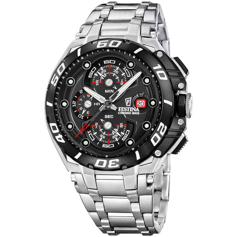 Festina F20754/6 Herren-Armbanduhr Chronograph Chrono Bike Schwarz 8430622877193