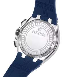 Festina F20755/1 Herrenuhr Chronograph Chrono Bike Silikon Blau