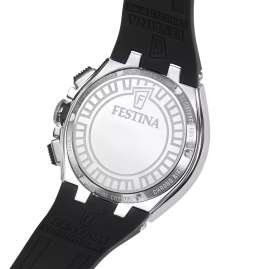 Festina F20755/8 Herren-Armbanduhr Chronograph Chrono Bike Silikon Schwarz