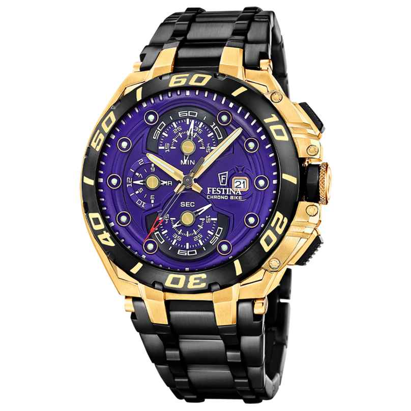 Festina F20781/GA Men's Watch Chronograph Chrono Bike Limited Edition Purple 8430622876660