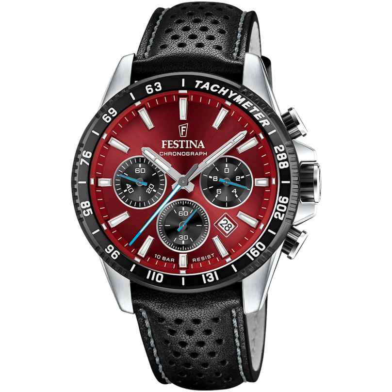 Festina F20561/7 Herren-Chronograph Schwarz/Rot 8430622882937