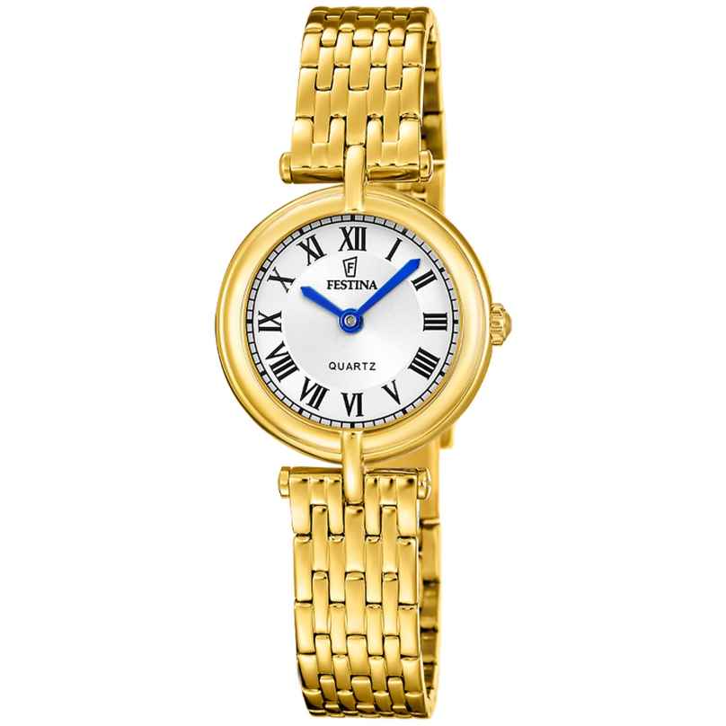 Festina F20790/1 Quarzarmbanduhr für Frauen Goldfarben 8430622886720