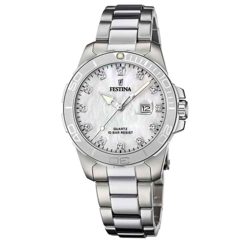 Festina F20503/1 Ladies´ Wristwatch Steel/Mother-of-Pearl 8430622759918