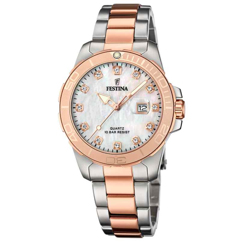 Festina F20505/1 Women´s Watch Rose Gold Toned/Mother-of-Pearl 8430622759963