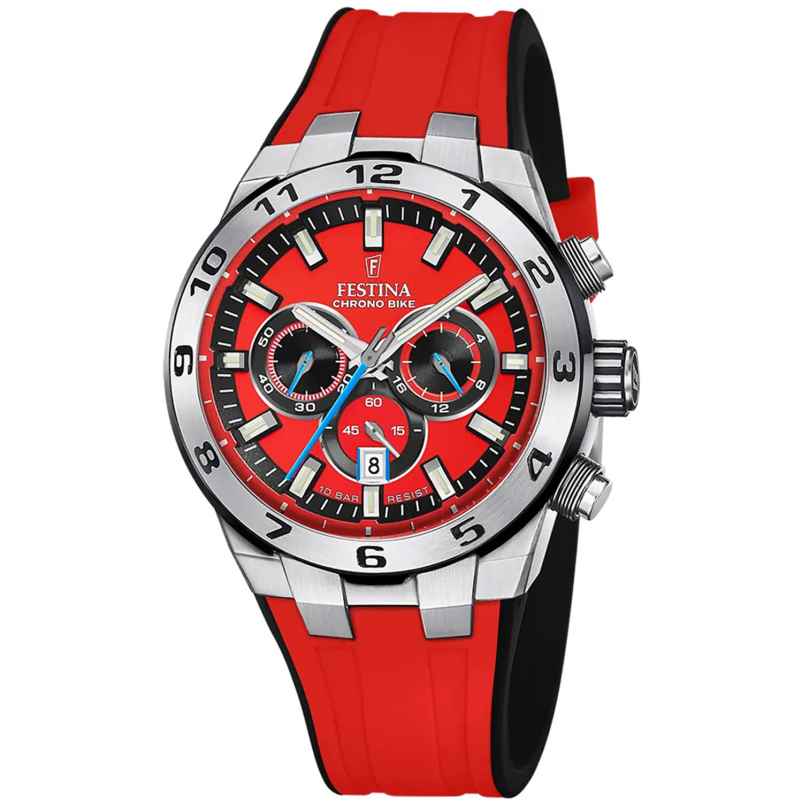 Festina F20671/5 Men's Watch Chronograph Black/Red 8430622816147