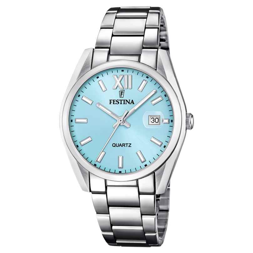 Festina F20683/2 Men's Wristwatch Quartz Steel/Light Blue 8430622816604