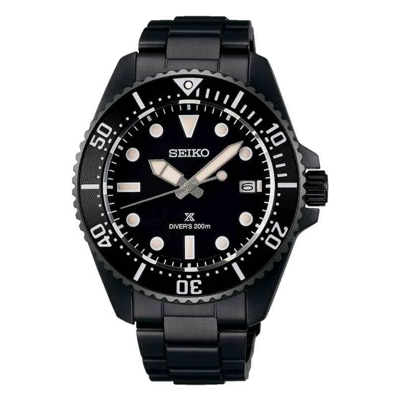 Seiko SNE599P1 Prospex Sea Herren-Taucheruhr Solar Schwarz 4954628254801