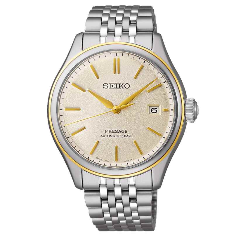 Seiko SPB478J1 Presage Automatic Watch Classic Two Tone 4954628254672